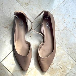 Franco sarto size 12 nude flats